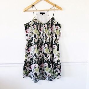 Sanctuary Spegatti Strap Floral Mini Dress.
